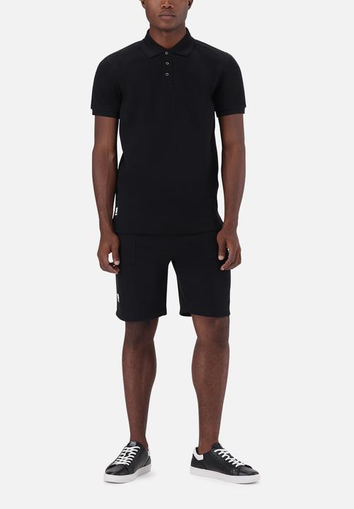 Steve Madden - Paul Jacquard Embossed Golfer - Black