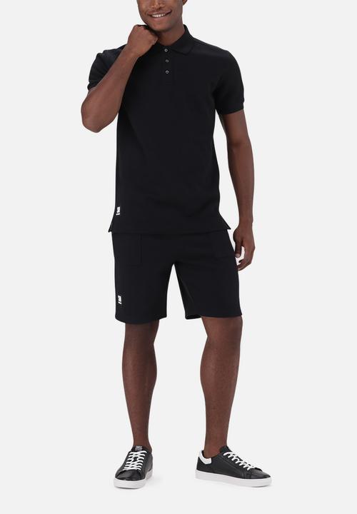 Steve Madden - Paul Jacquard Embossed Golfer - Black