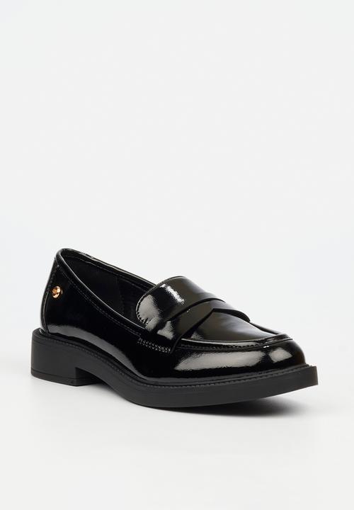 Miss Black - Poem 2 penny moc loafer - black