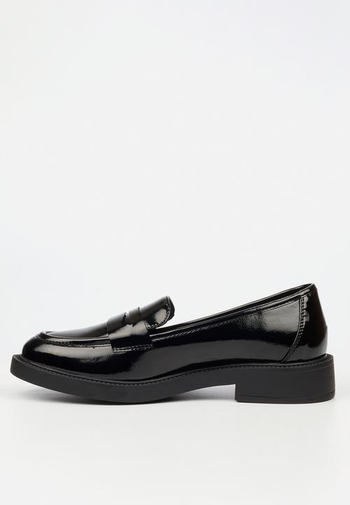Miss Black - Poem 2 penny moc loafer - black