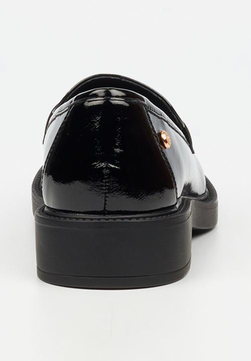 Miss Black - Poem 2 penny moc loafer - black
