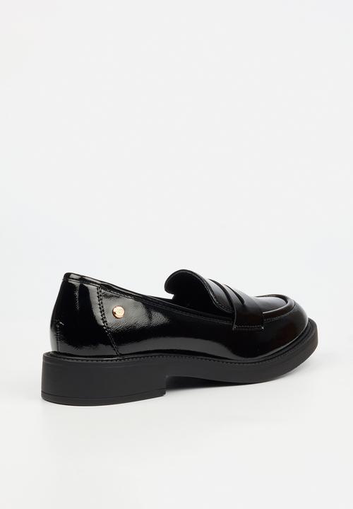 Miss Black - Poem 2 penny moc loafer - black