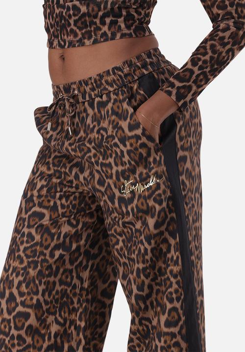Steve Madden - Ladies carol leopard print pant - brown/chocolate