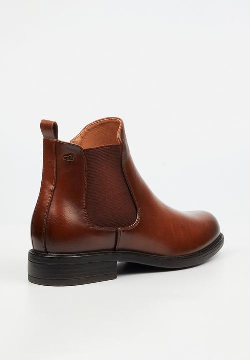 Miss Black - Victoria 5 chelsea ankle boot - tan