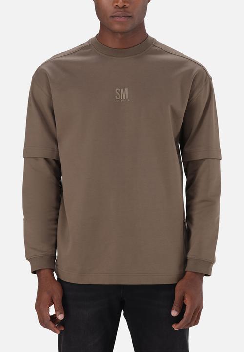 Steve Madden - Loki Longsleeve T-Shirt - Stone Gray