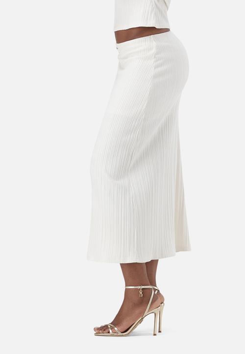 Steve Madden - Ladies diane midi modal skirt - cream
