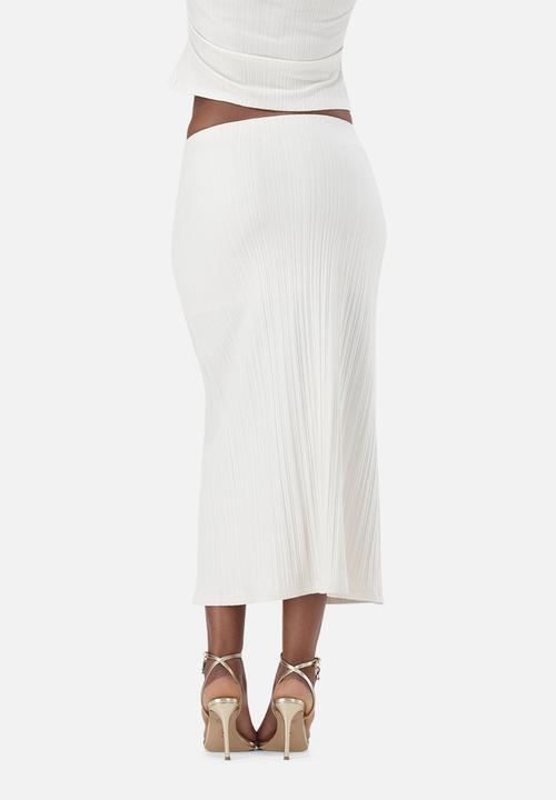 Steve Madden - Ladies diane midi modal skirt - cream