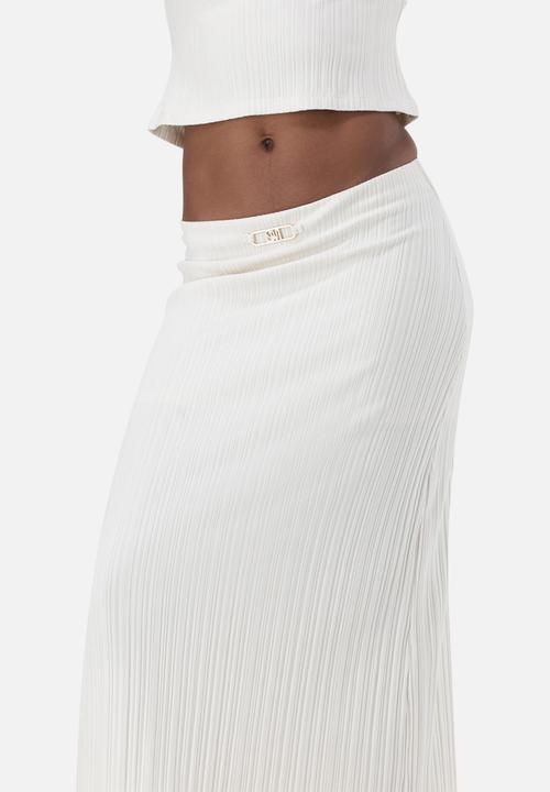 Steve Madden - Ladies diane midi modal skirt - cream
