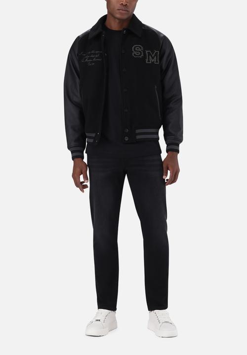 Steve Madden - Briggs Baseball Jacket - Black