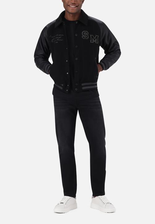 Steve Madden - Briggs Baseball Jacket - Black