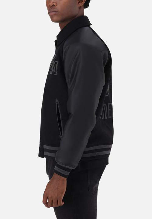 Steve Madden - Briggs Baseball Jacket - Black