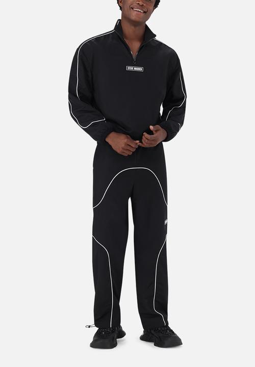 Steve Madden - Plato Piping Track Top - Black/White