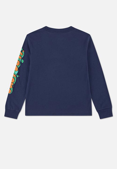 Nike - Nike slime long sleeve tee - midnight navy