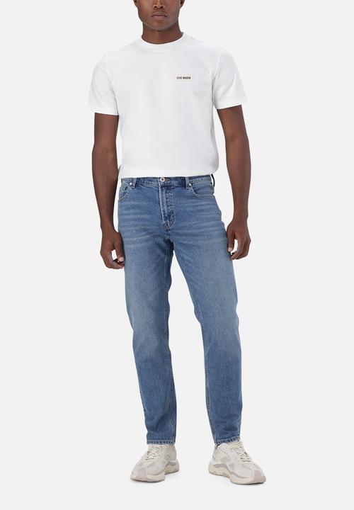 Steve Madden - Mens Slade Slim Mid Wash 2 - Mid Blue