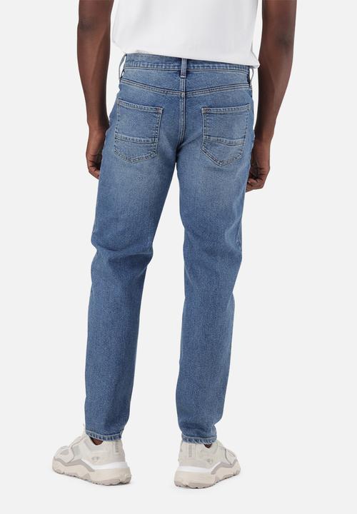 Steve Madden - Mens Slade Slim Mid Wash 2 - Mid Blue