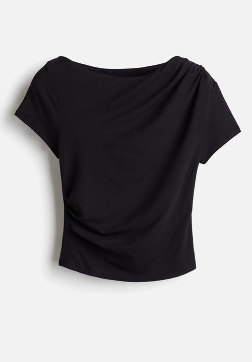 H&M - Draped top - black