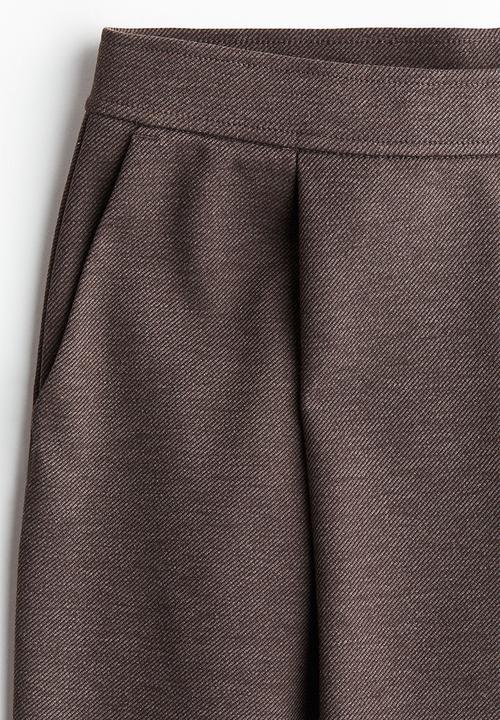 H&M - Wide trousers - dark brown
