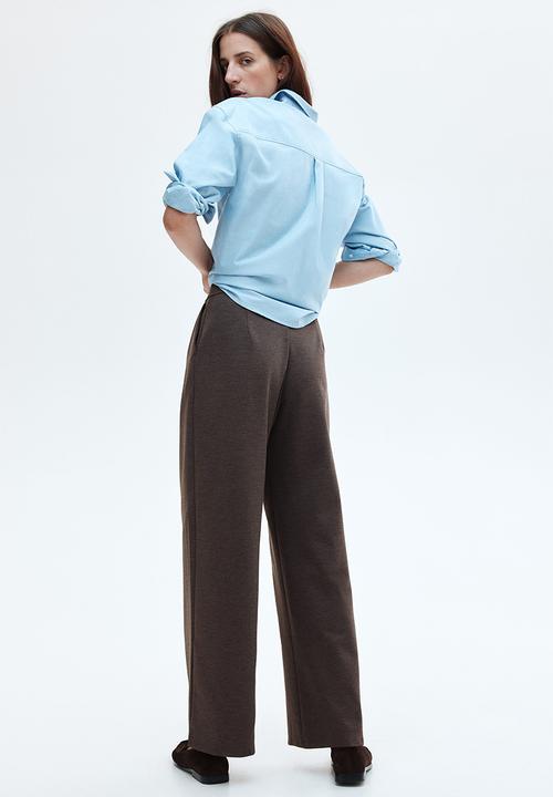 H&M - Wide trousers - dark brown