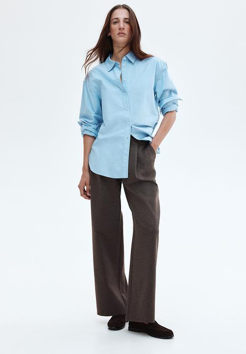 H&M - Wide trousers - dark brown
