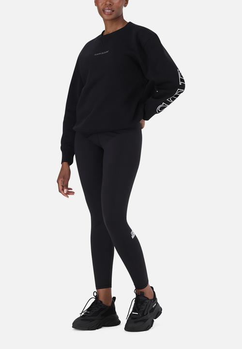 Steve Madden - Ladies cheryl regular crew neck sweat - black
