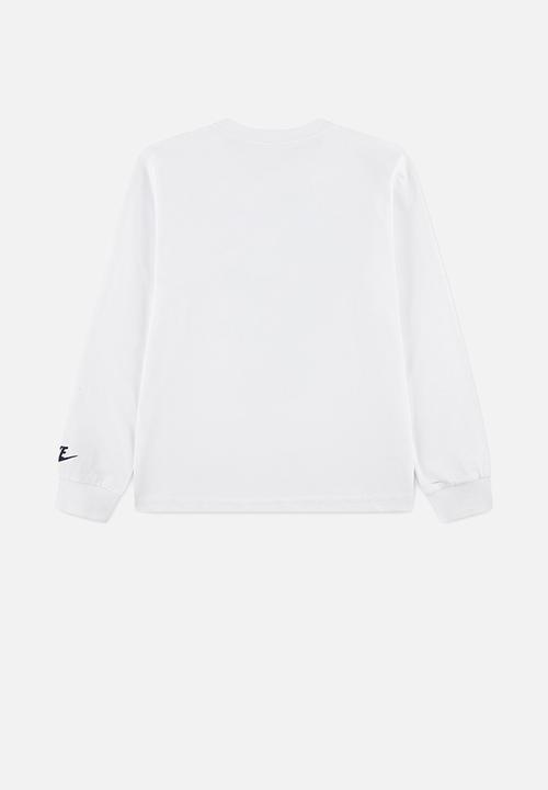 Nike - Nike club revealed long sleeve tee - white