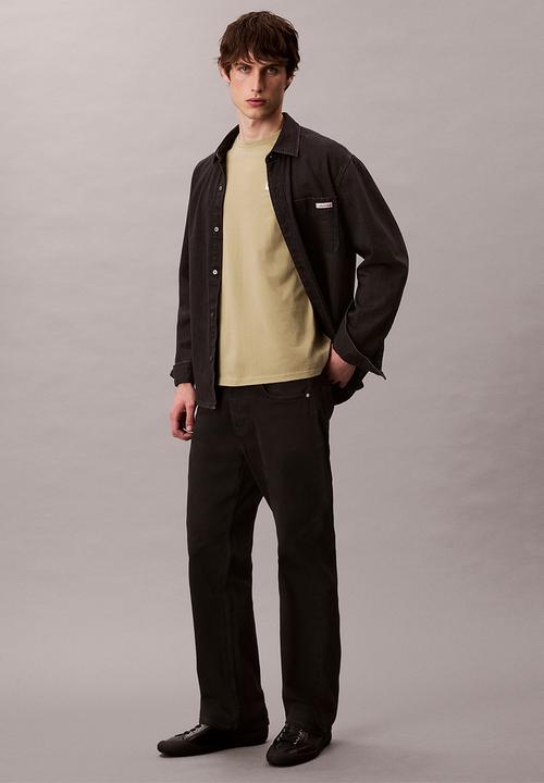 Calvin Klein - Ss Badge 30S Jersey Classic Tee - Cedar