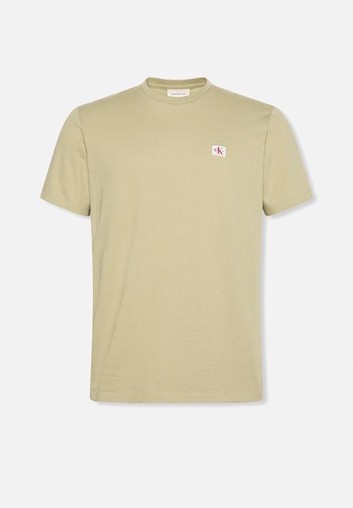 Calvin Klein - Ss Badge 30S Jersey Classic Tee - Cedar