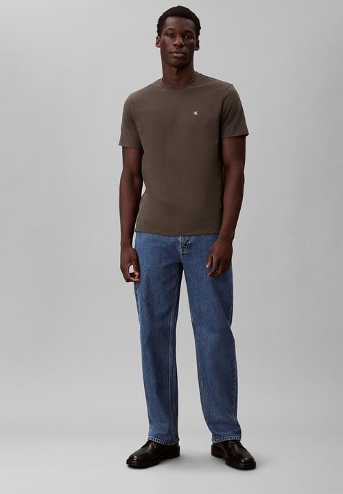 Calvin Klein - Short Sleeve Classic Monogram Tee - Beluga
