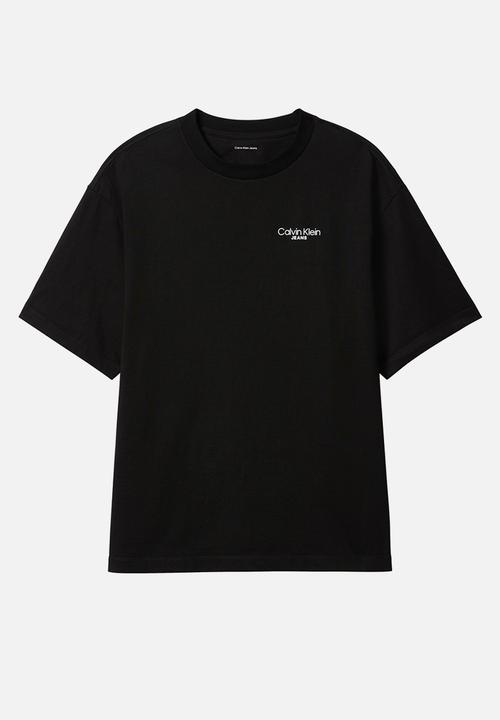 Calvin Klein - Logo Back Print T-Shirt - Black