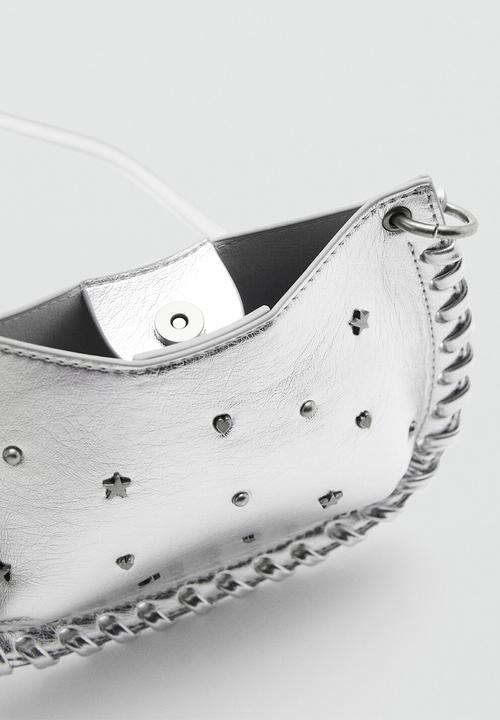 MANGO - Mini Bag SILVER  -  Silver