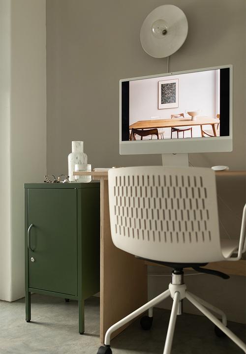 Popstrukt - Sugar cube side table - dark olive