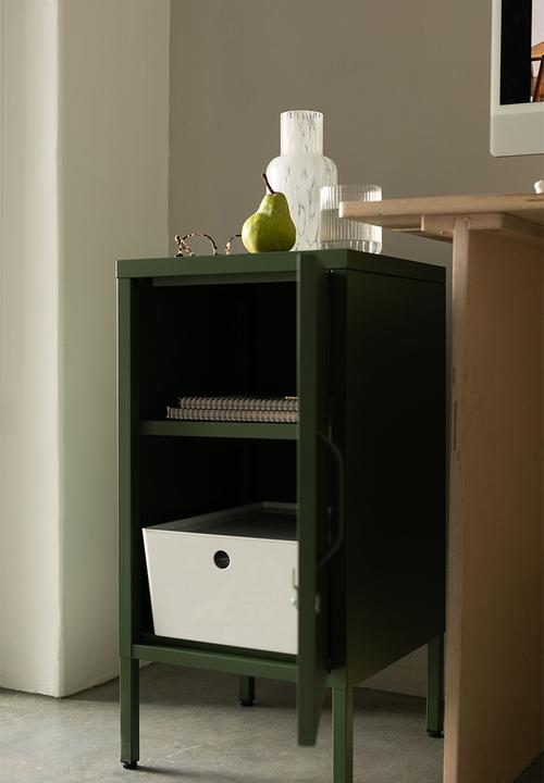 Popstrukt - Sugar cube side table - dark olive