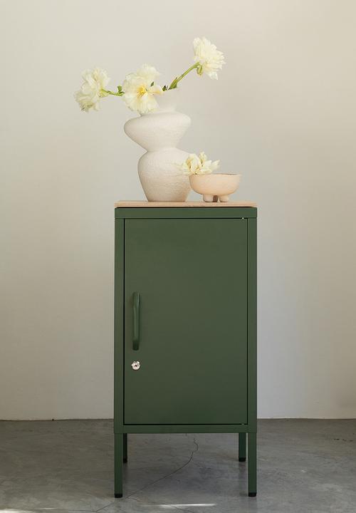 Popstrukt - Sugar cube side table - dark olive