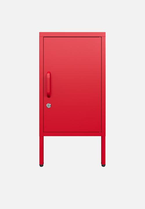 Popstrukt - Sugar cube side table - red polka