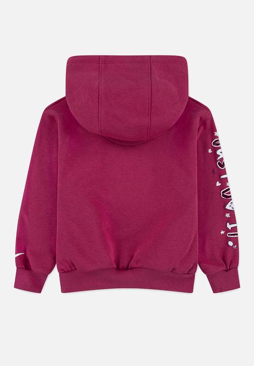 Nike - Nike essentials fleece hoodie - sweet beet