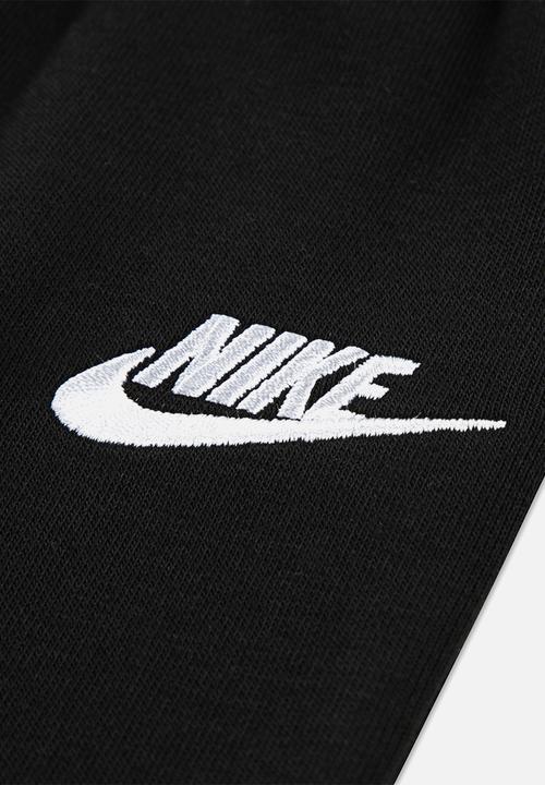 Nike - Nike wide leg club fleece set - black