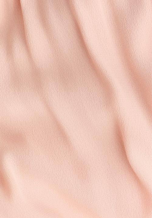 H&M - Draped maxi dress - powder pink