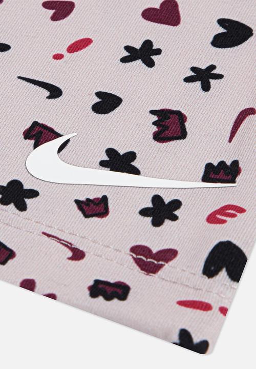 Nike - Nike essentials all-over print femme set - platinum violet
