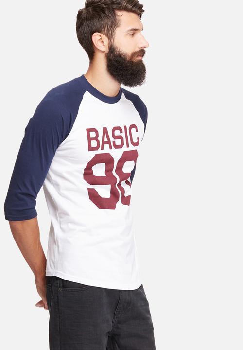 basicthread - 3/4 graphic raglan tee