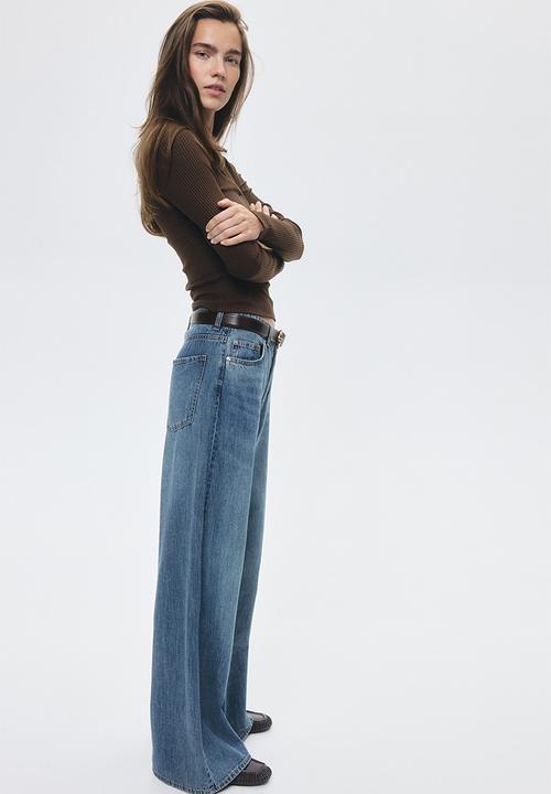 H&M - Wide regular jeans - denim blue