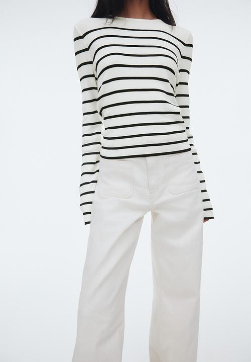 H&M - Long-sleeved jumper - white striped
