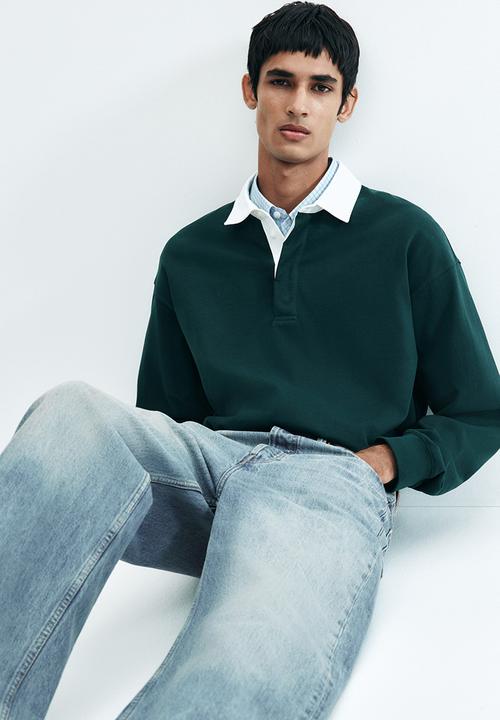 H&M - Loose straight jeans - denim blue