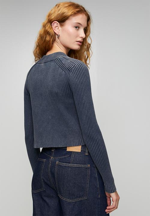 G-STAR - 2 way washed slim l\s knit wmn - Salute gd