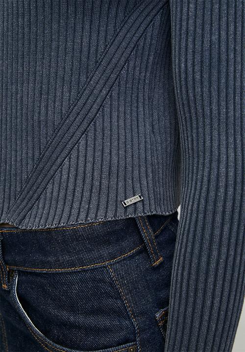 G-STAR - 2 way washed slim l\s knit wmn - Salute gd