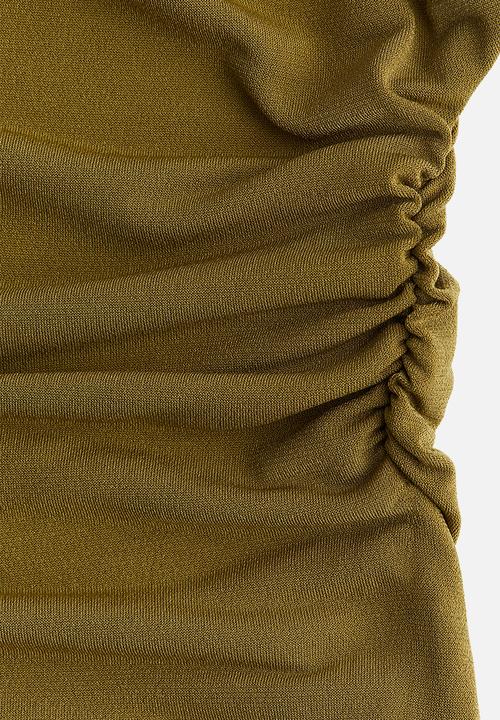 H&M - Draped top - olive green