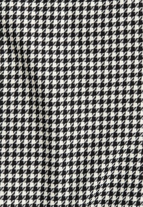 H&M - Shift dress - black dogtooth pattern