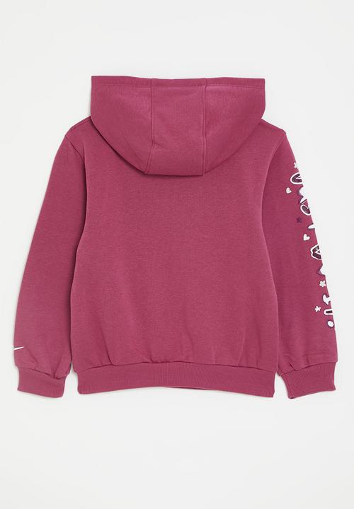 Nike - Nike essentials fleece hoodie - sweet beet
