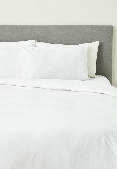 Sixth Floor - Winter Brushed Cotton Blend Duvet Set White