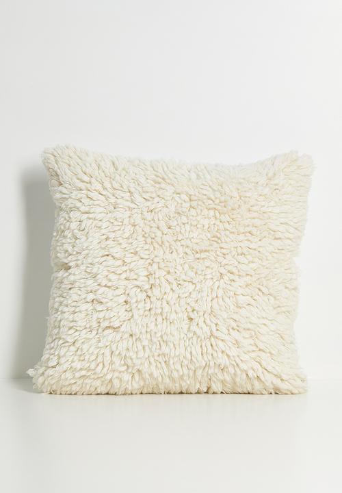 Bear Tufted Cushion Cover - Natural