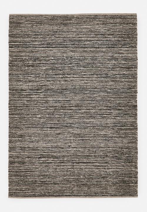 Orren Handwoven Pet Poly Rug- Brown & Charcoal